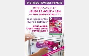 DISTRIBUTION DES FLYERS