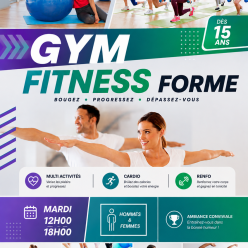 GYM FITNESS FORME dès 15 ans